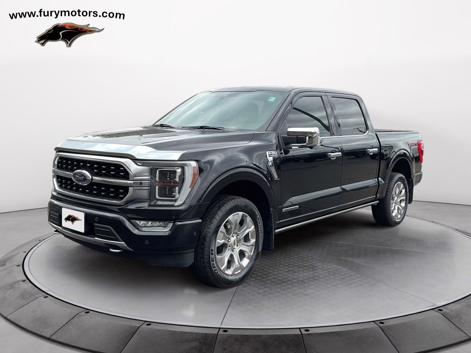2021 Black Metallic Ford F-150 Platinum 4X4 Truck
