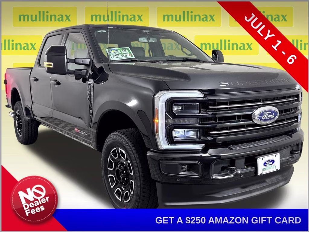 2026 Agate Black Metallic Ford Super Duty F-250 SRW Platinum 4X4 Truck