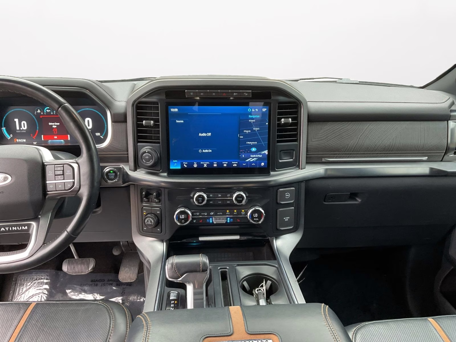 2021 Black Metallic Ford F-150 Platinum 4X4 Truck