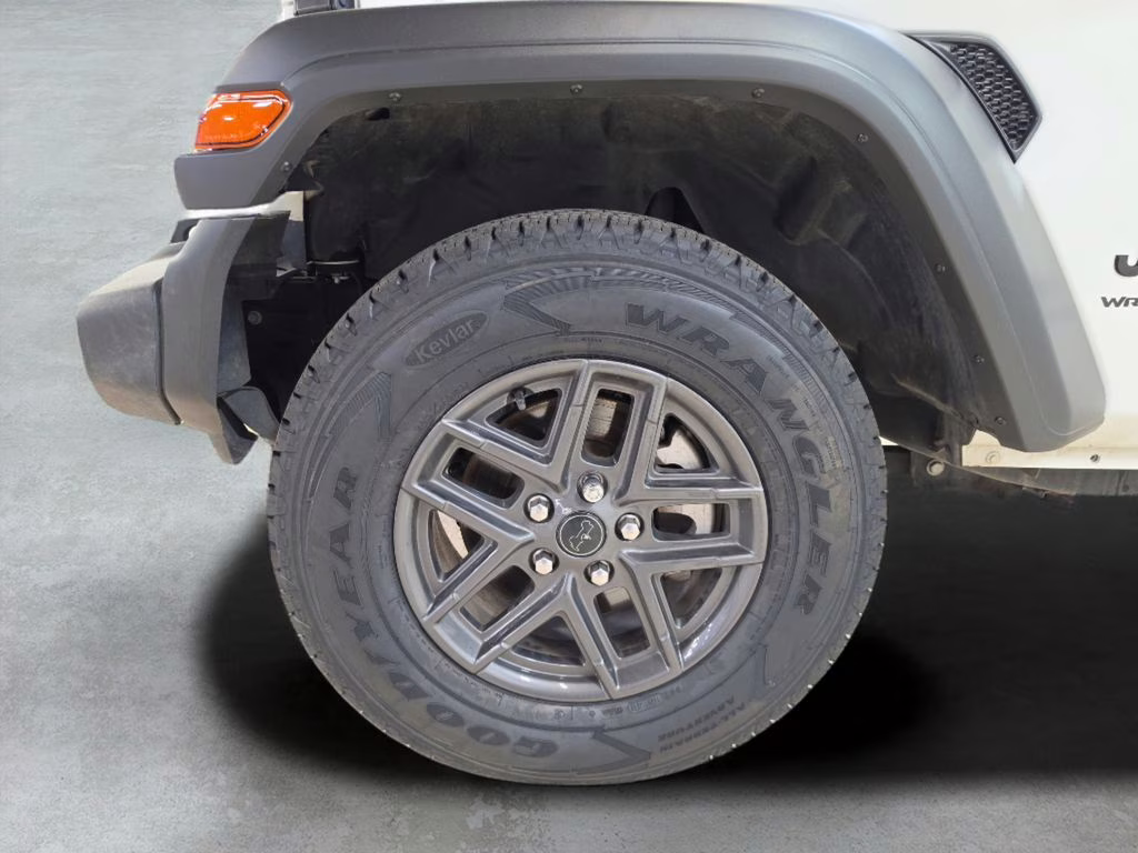 2024 Bright White Clearcoat Jeep Wrangler Sport S 4X4 SUV