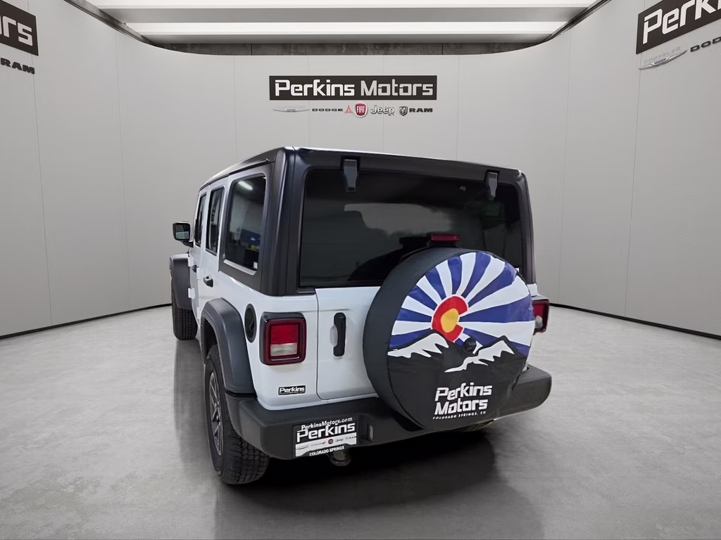 2024 Bright White Clearcoat Jeep Wrangler Sport S 4X4 SUV