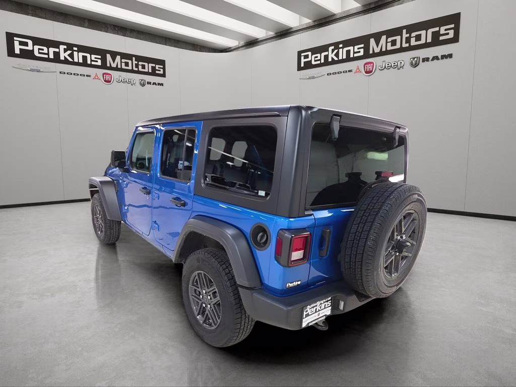 2024 Hydro Blue Pearl Coat Jeep Wrangler Sport S 4X4 SUV