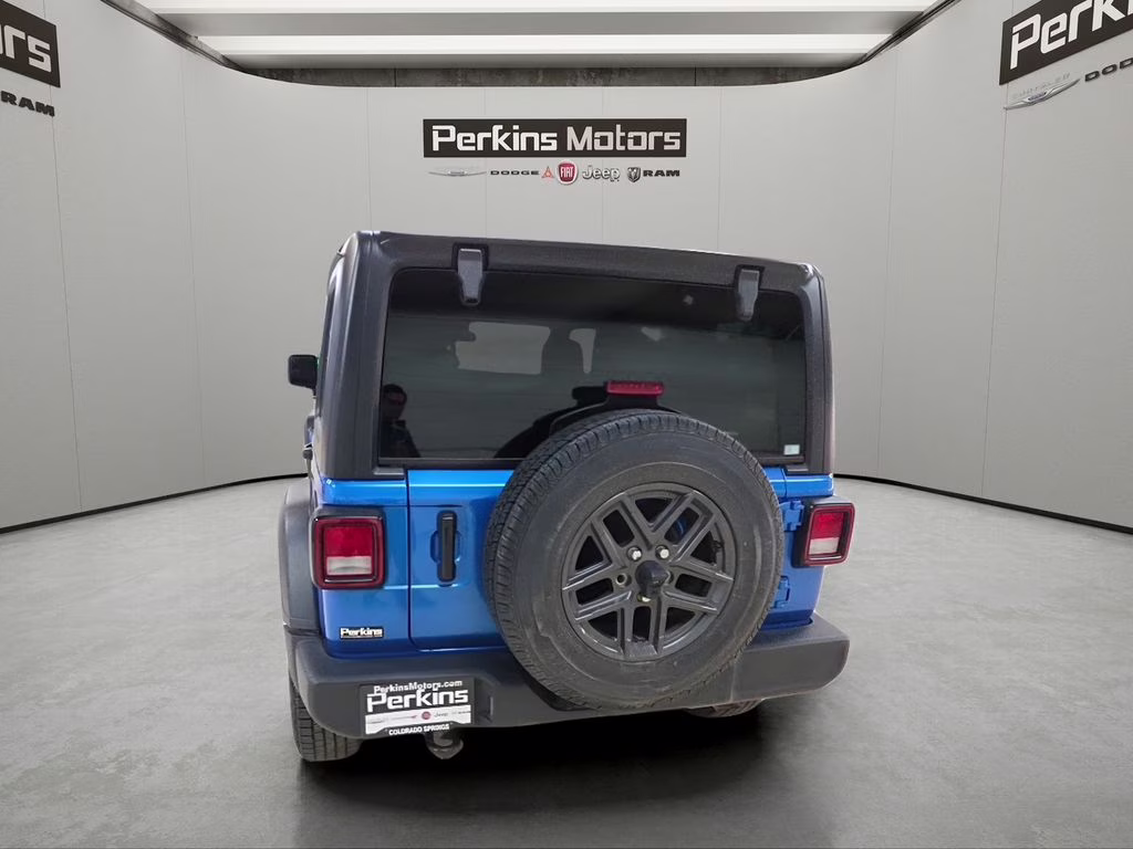 2024 Hydro Blue Pearl Coat Jeep Wrangler Sport S 4X4 SUV