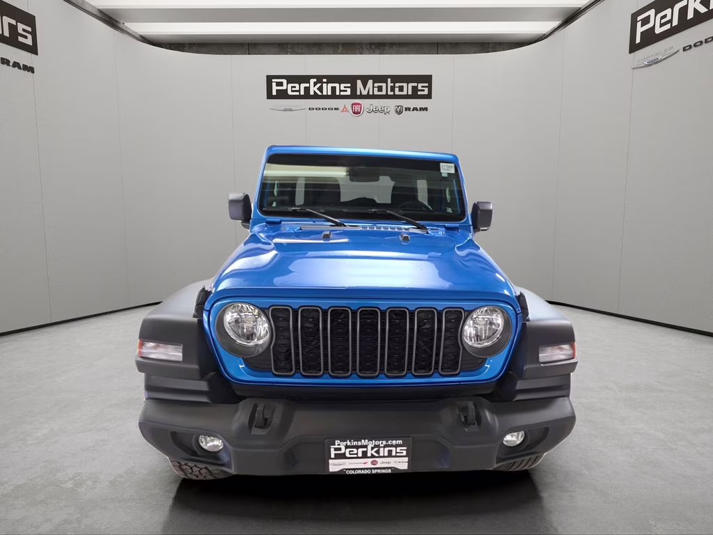 2024 Hydro Blue Pearl Coat Jeep Wrangler Sport S 4X4 SUV