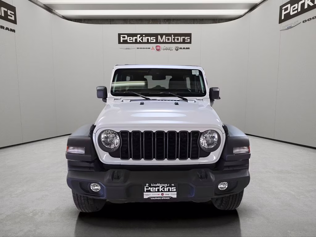 2024 Bright White Clearcoat Jeep Wrangler Sport S 4X4 SUV