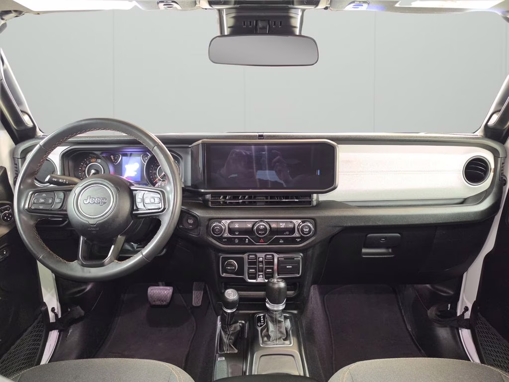 2024 Bright White Clearcoat Jeep Wrangler Sport S 4X4 SUV