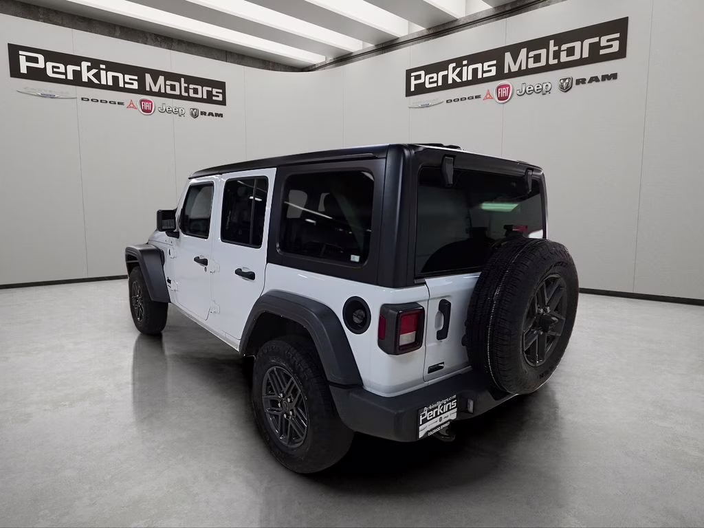 2024 Bright White Clearcoat Jeep Wrangler Sport S 4X4 SUV