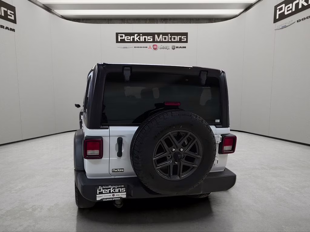 2024 Bright White Clearcoat Jeep Wrangler Sport S 4X4 SUV