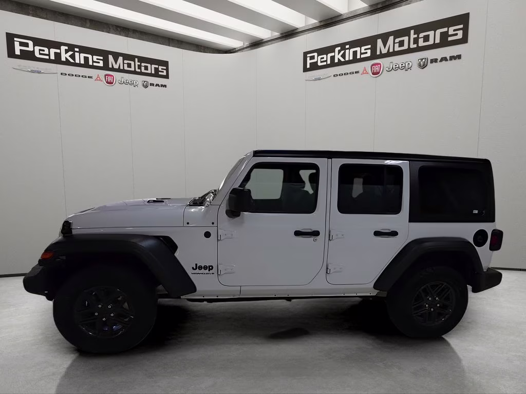 2024 Bright White Clearcoat Jeep Wrangler Sport S 4X4 SUV