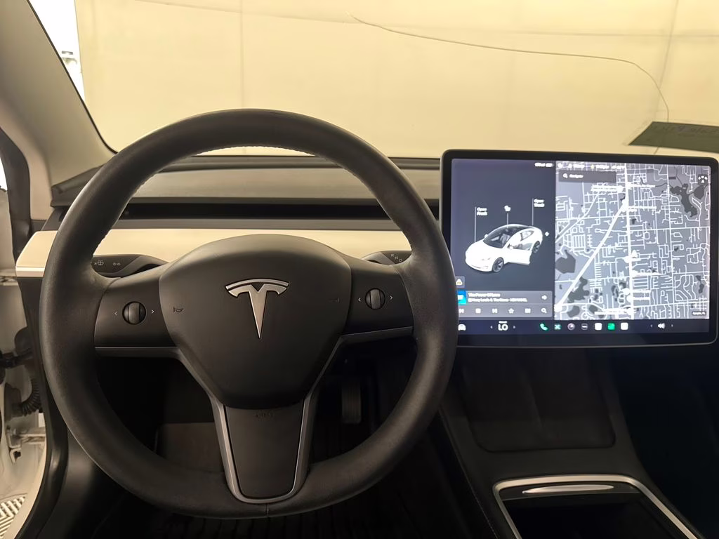 2021 Pearl White Multi-Coat Tesla Model 3 Standard Range Plus RWD Sedan