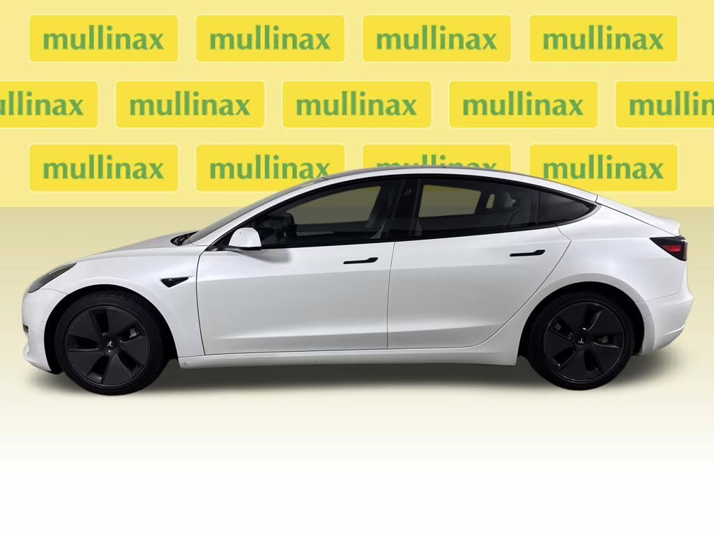 2021 Pearl White Multi-Coat Tesla Model 3 Standard Range Plus RWD Sedan