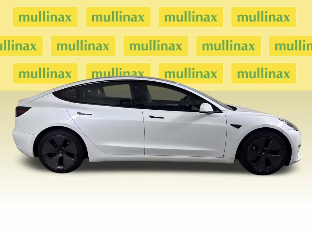 2021 Pearl White Multi-Coat Tesla Model 3 Standard Range Plus RWD Sedan