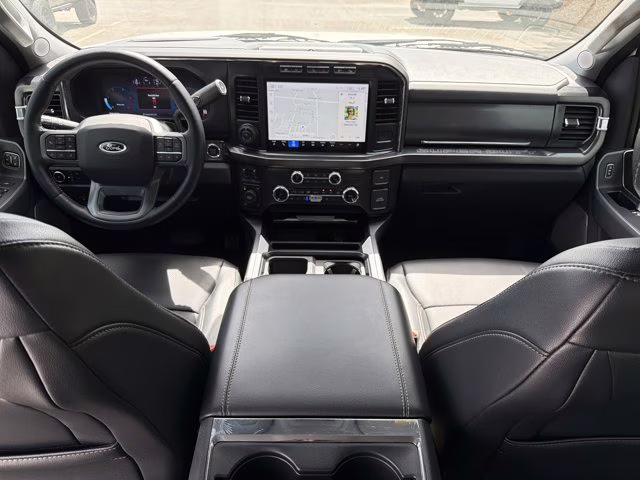 2023 White Metallic Ford Super Duty F-250 SRW LARIAT 4X4 Truck