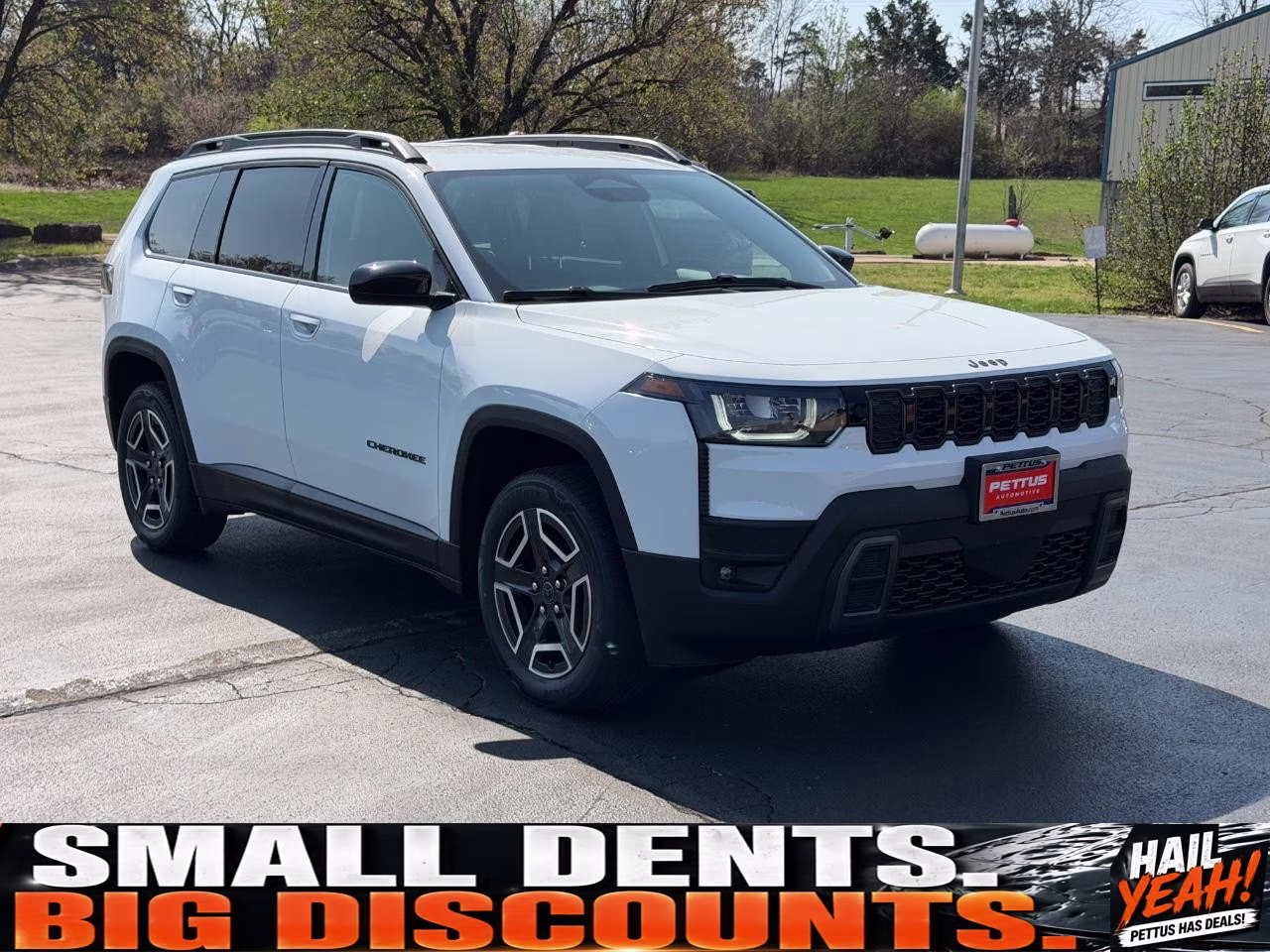 2026 Bright White Clearcoat Jeep Cherokee Laredo 4X4 SUV