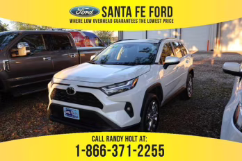 2024 White Toyota RAV4 XLE Premium AWD SUV