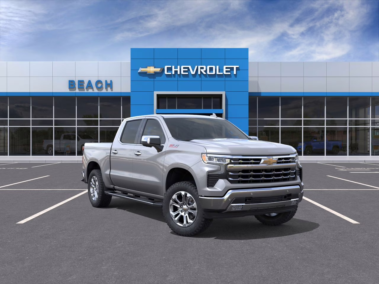 2026 Sterling Gray Metallic Chevrolet Silverado 1500 LTZ 4X4 Truck