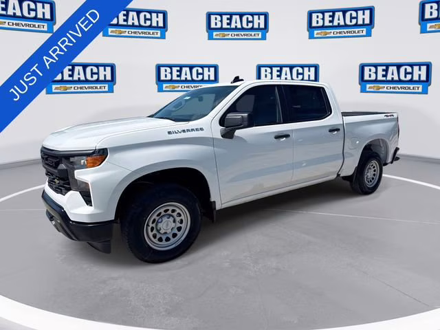 2026 Summit White Chevrolet Silverado 1500 WT 4X4 Truck
