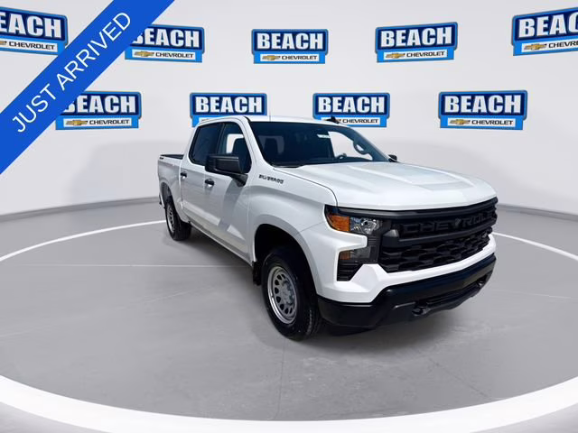 2026 Summit White Chevrolet Silverado 1500 WT 4X4 Truck