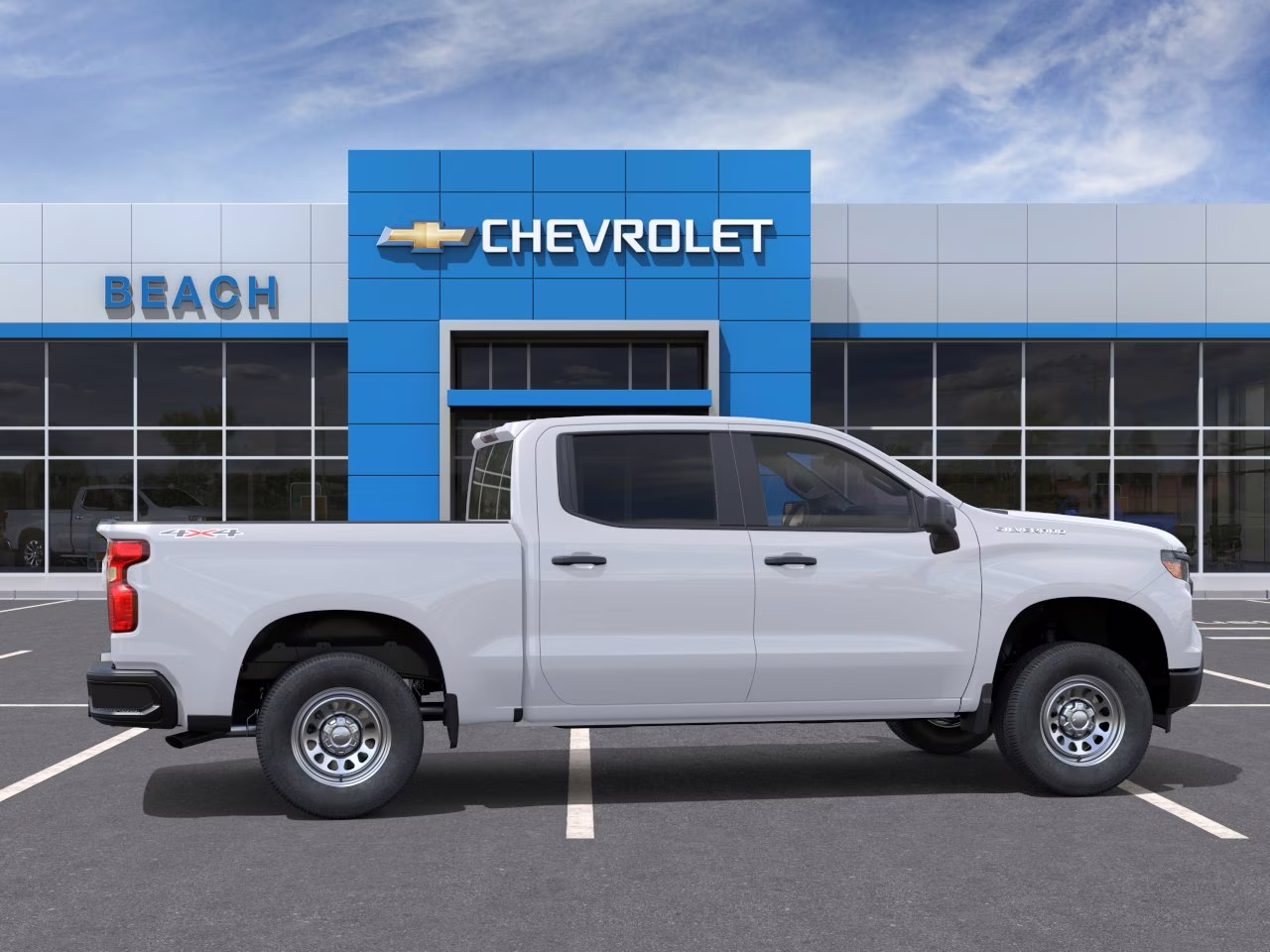 2026 Summit White Chevrolet Silverado 1500 WT 4X4 Truck