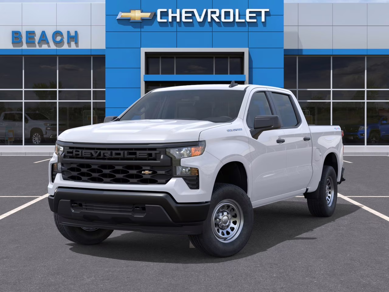 2026 Summit White Chevrolet Silverado 1500 WT 4X4 Truck