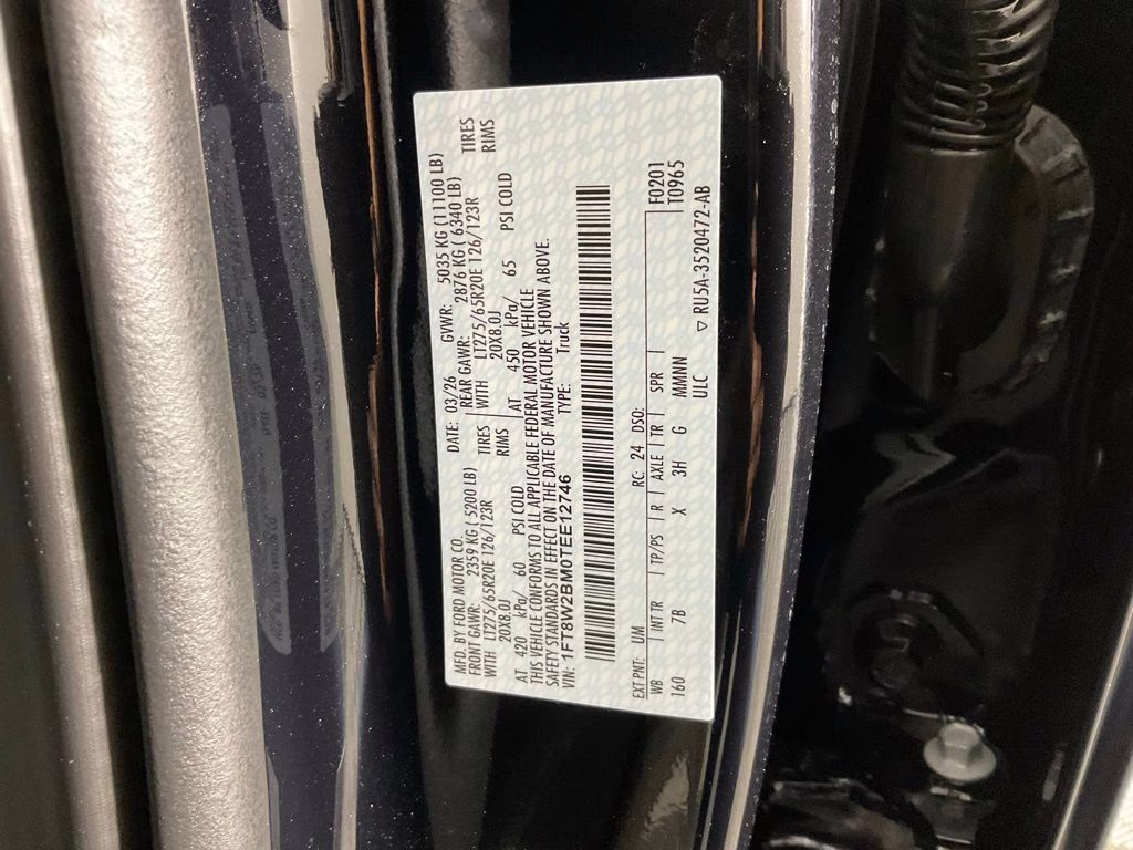 2026 Black Ford Super Duty F-250 SRW Platinum 4X4 Truck