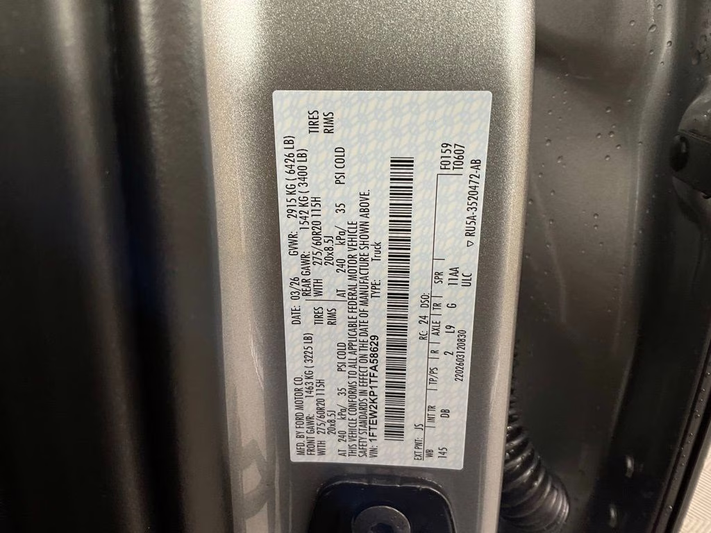 2026 Silver Metallic Ford F-150 STX RWD Truck