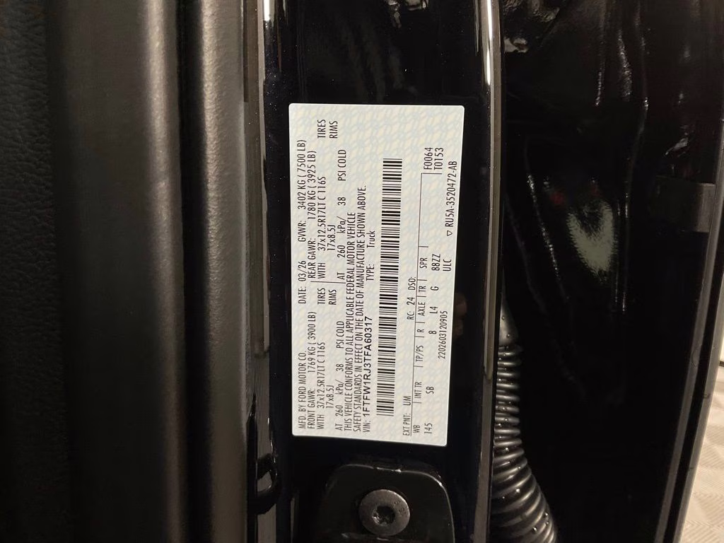 2026 Black Ford F-150 Raptor 4X4 Truck