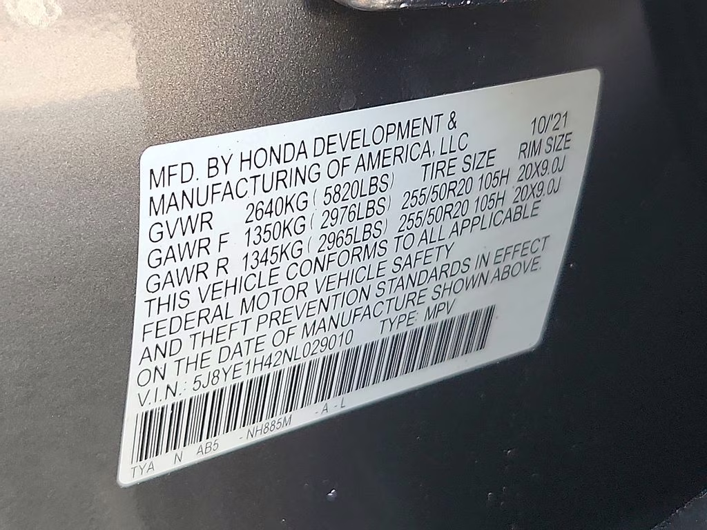 2022 Liquid Carbon Metallic Acura MDX Technology AWD SUV