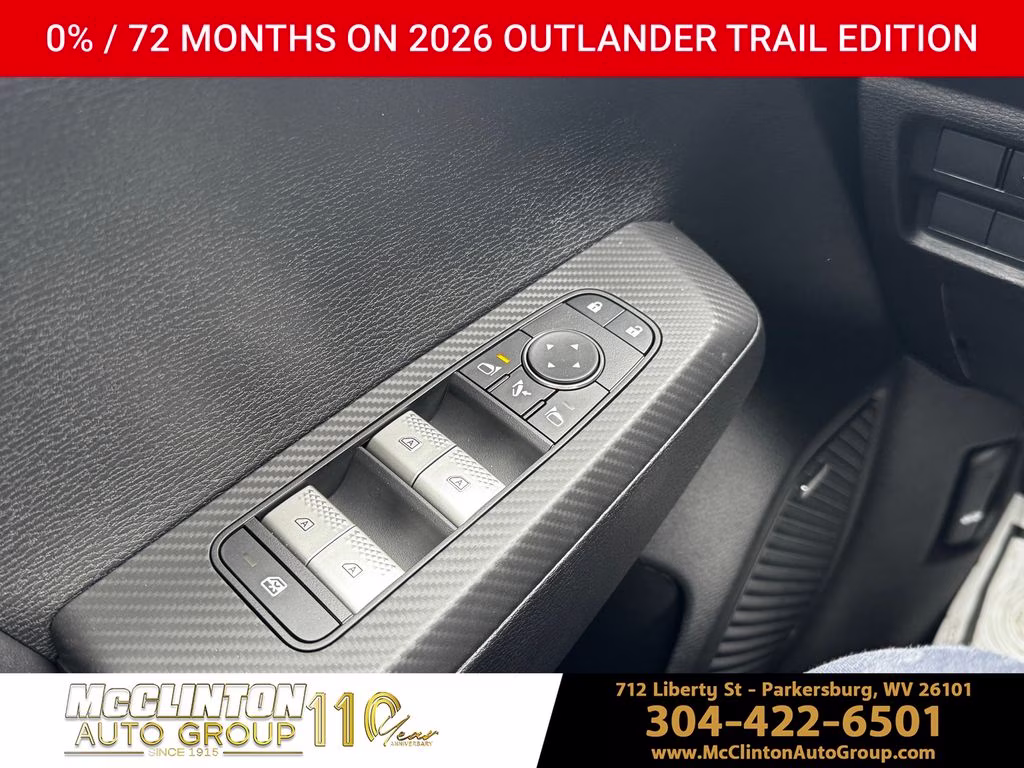 2026 White Diamond/Black Roof Mitsubishi Outlander Trail Edition AWD SUV