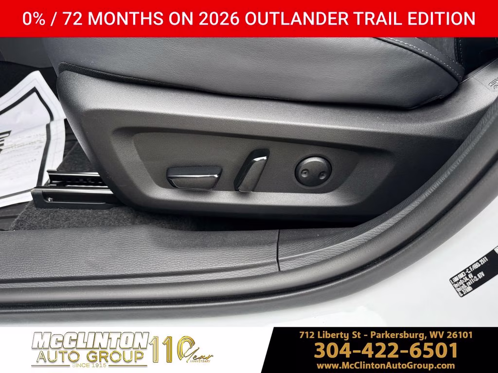 2026 White Diamond/Black Roof Mitsubishi Outlander Trail Edition AWD SUV