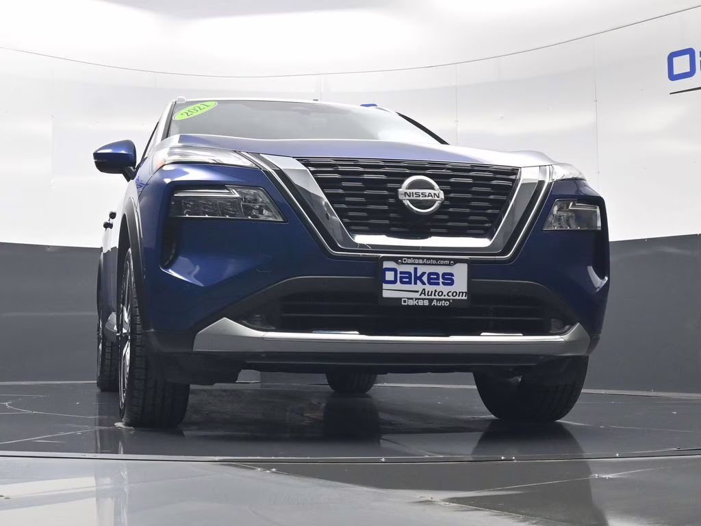 2021 Caspian Blue Metallic Nissan Rogue Platinum AWD SUV
