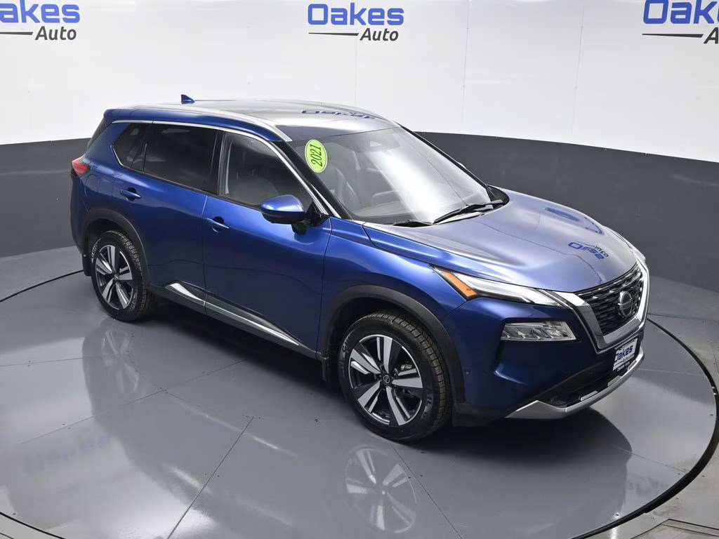 2021 Caspian Blue Metallic Nissan Rogue Platinum AWD SUV