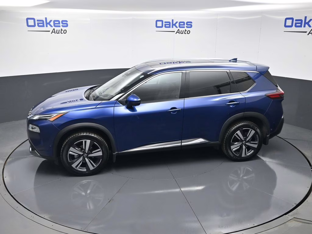 2021 Caspian Blue Metallic Nissan Rogue Platinum AWD SUV