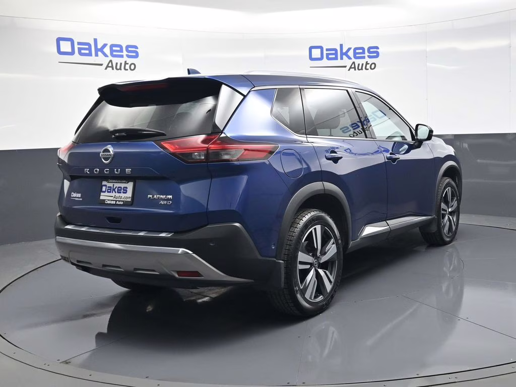2021 Caspian Blue Metallic Nissan Rogue Platinum AWD SUV