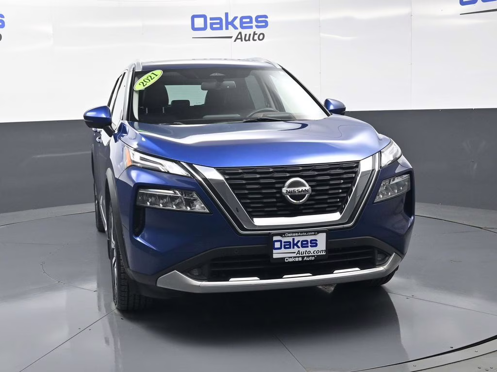 2021 Caspian Blue Metallic Nissan Rogue Platinum AWD SUV