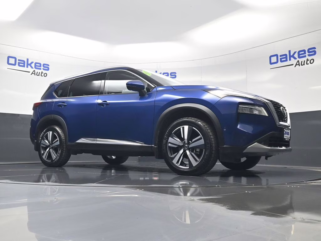 2021 Caspian Blue Metallic Nissan Rogue Platinum AWD SUV