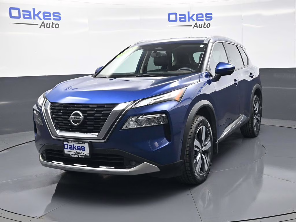 2021 Caspian Blue Metallic Nissan Rogue Platinum AWD SUV