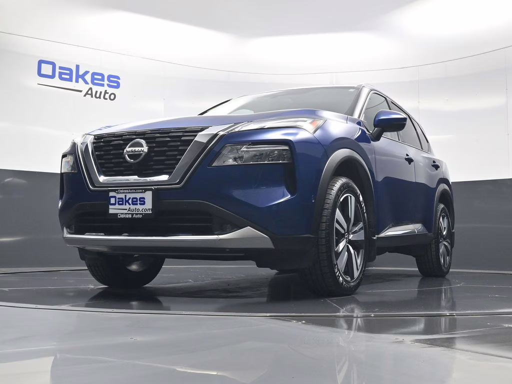 2021 Caspian Blue Metallic Nissan Rogue Platinum AWD SUV