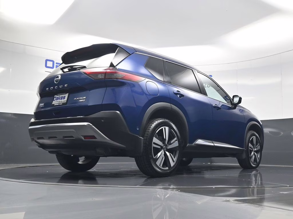 2021 Caspian Blue Metallic Nissan Rogue Platinum AWD SUV