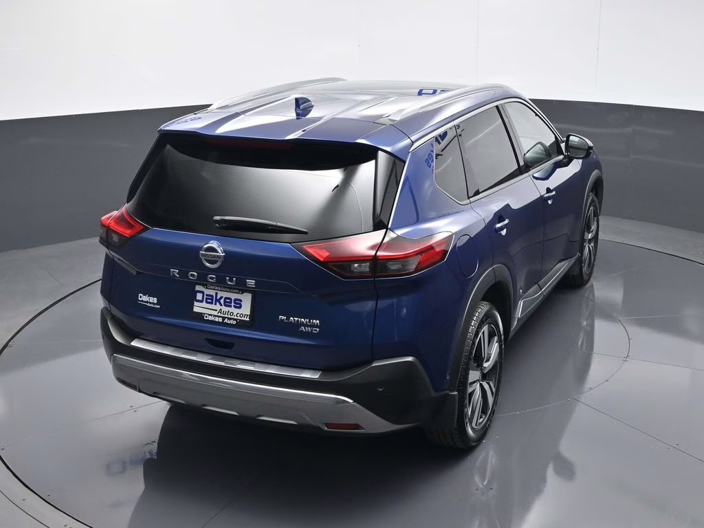 2021 Caspian Blue Metallic Nissan Rogue Platinum AWD SUV