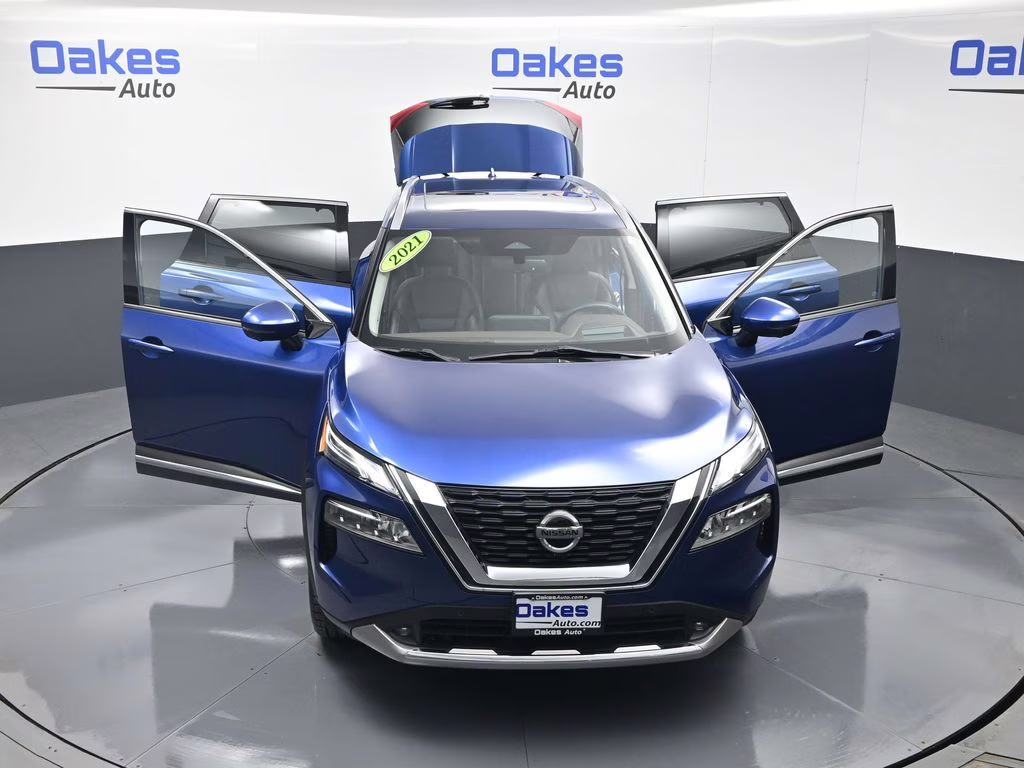 2021 Caspian Blue Metallic Nissan Rogue Platinum AWD SUV