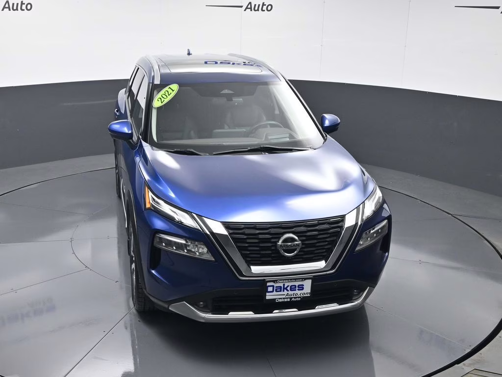 2021 Caspian Blue Metallic Nissan Rogue Platinum AWD SUV