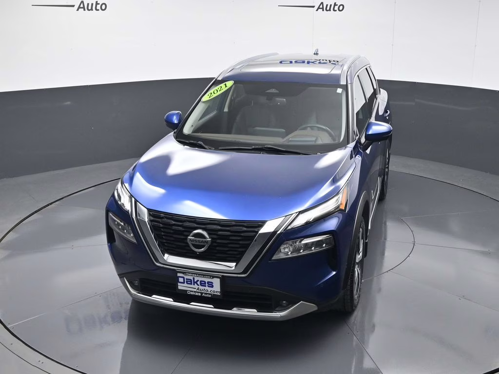 2021 Caspian Blue Metallic Nissan Rogue Platinum AWD SUV