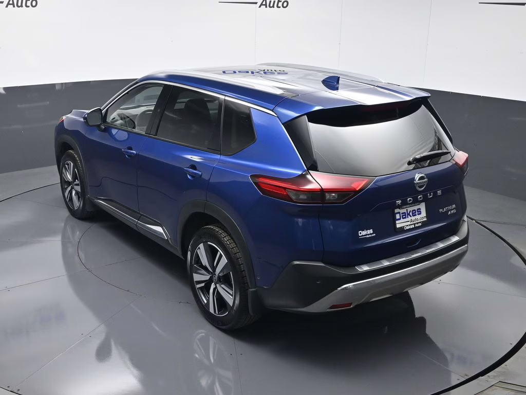 2021 Caspian Blue Metallic Nissan Rogue Platinum AWD SUV