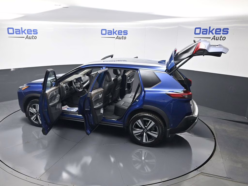 2021 Caspian Blue Metallic Nissan Rogue Platinum AWD SUV