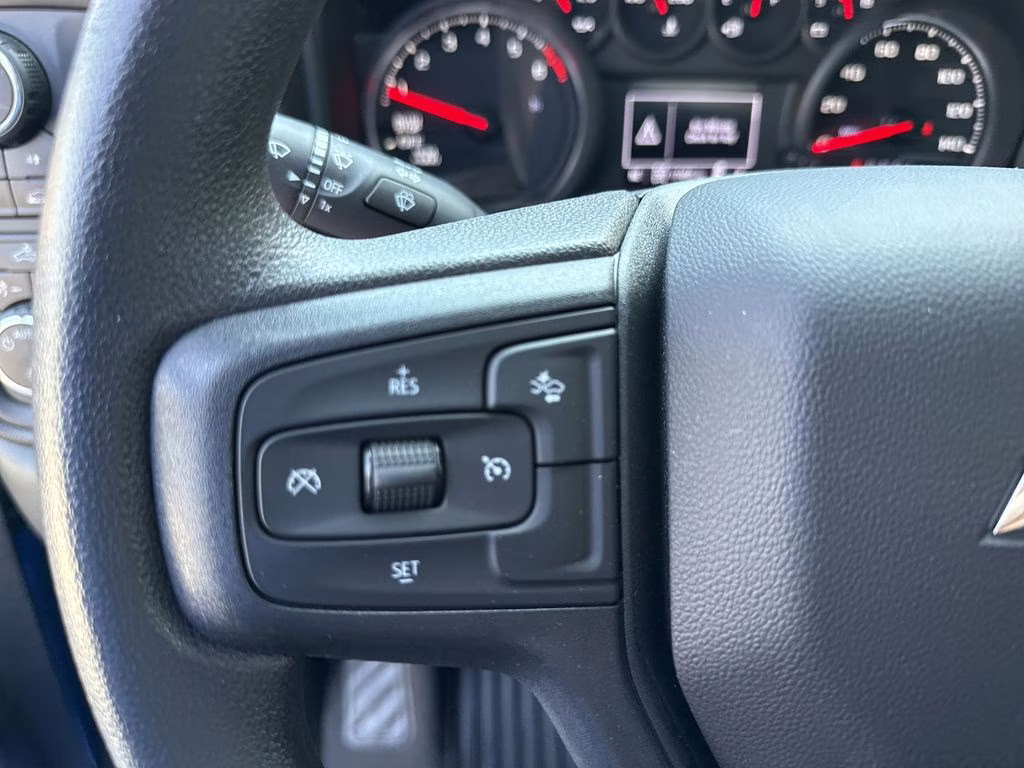 2024 Glacier Blue Metallic Chevrolet Silverado 1500 Custom 4X4 Truck