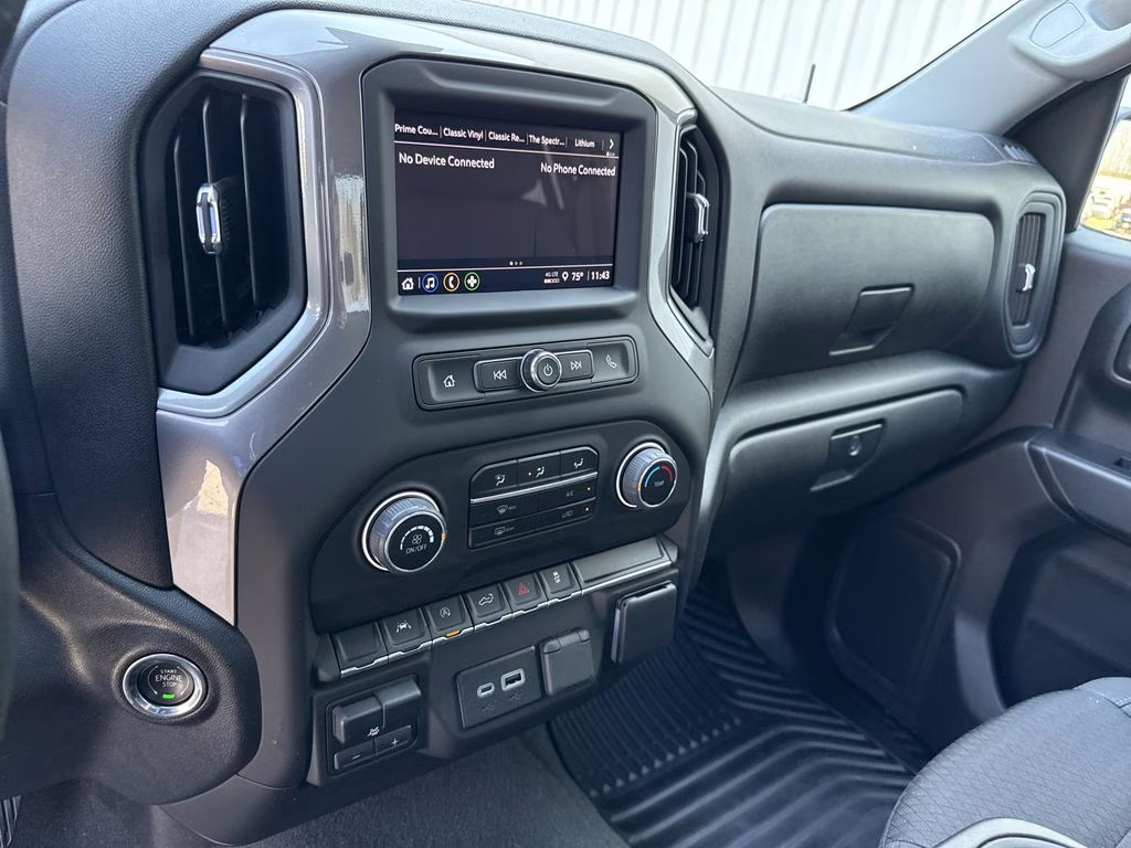 2024 Glacier Blue Metallic Chevrolet Silverado 1500 Custom 4X4 Truck