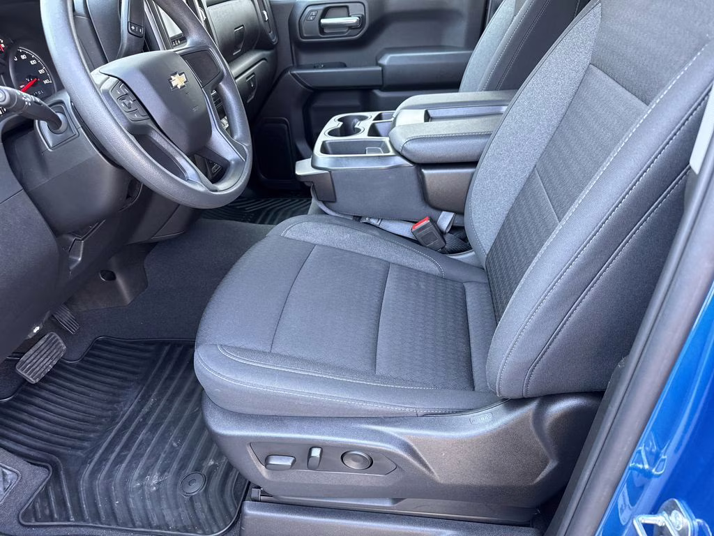 2024 Glacier Blue Metallic Chevrolet Silverado 1500 Custom 4X4 Truck