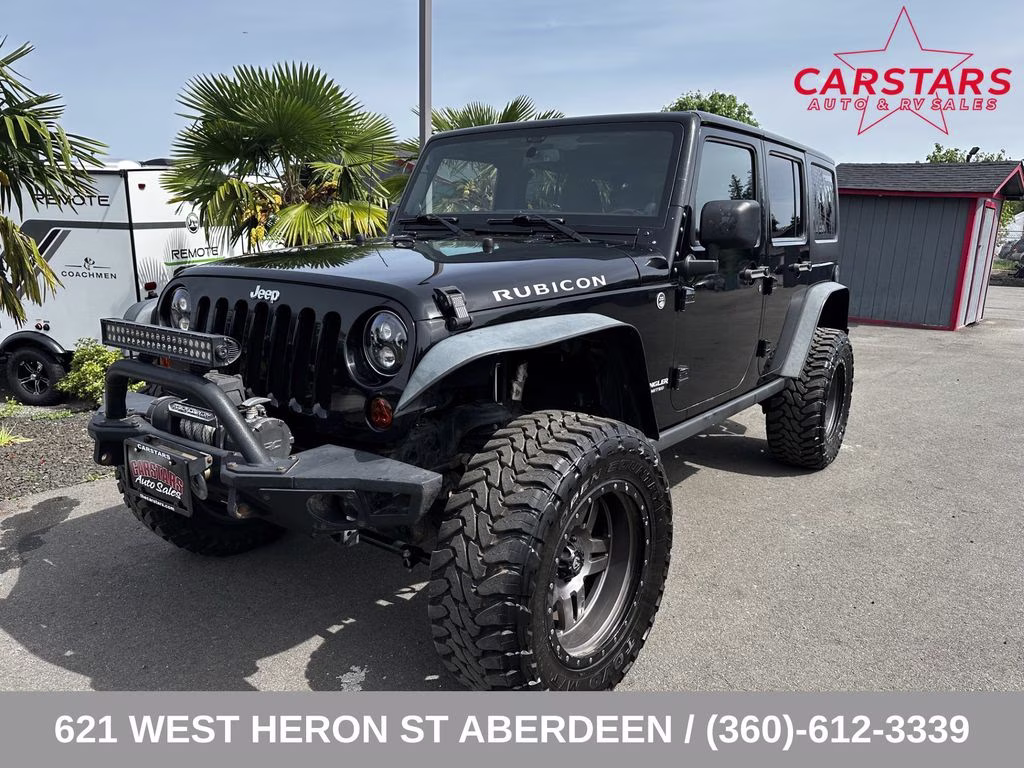 2013 Black Clearcoat Jeep Wrangler Unlimited Rubicon 4X4 SUV
