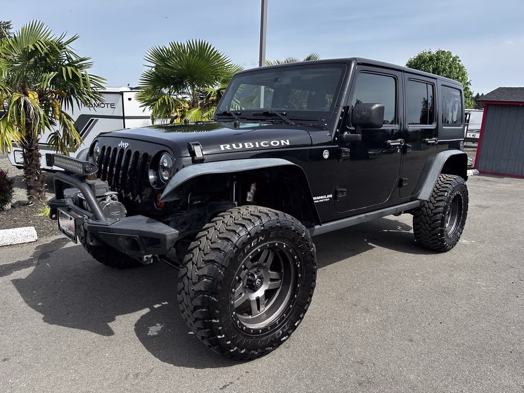 2013 Black Clearcoat Jeep Wrangler Unlimited Rubicon 4X4 SUV